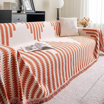 All-Seasons Chenille Fabric Double-Sided Anti-Scratch Couch Cover - Stylish Home Decoration