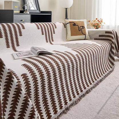 All-Seasons Chenille Fabric Double-Sided Anti-Scratch Couch Cover - Stylish Home Decoration