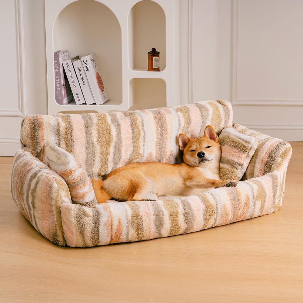 Canapé-lit extra large et douillet pour chien et chat Nordic Fluffy - Confort ultime pour vos animaux de compagnie