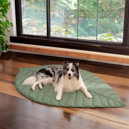 Versatile Leaf-Inspired Pet Mat