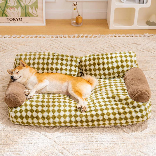 Vintage Leisure Diamond Schlafsofa für Hunde und Katzen – Stilvolle und bequeme Haustiermöbel